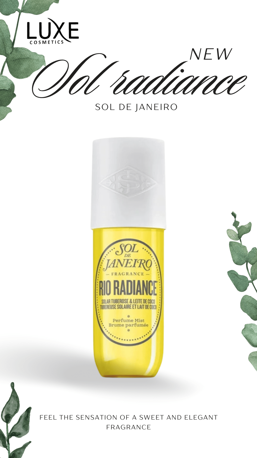 White Minimalist Beauty Product Instagram Story